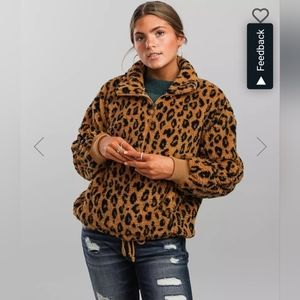 Billabong cheetah print pullover from Buckle.com